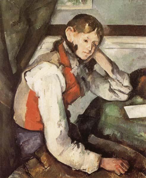 Paul Cezanne Boy in a Red Waistcoat china oil painting image